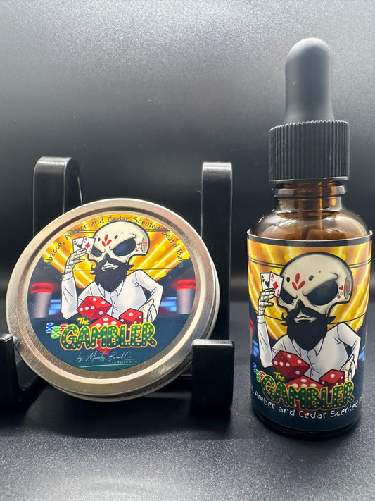 The Gambler Beard Oil/Balm Combo - Los Muertos Beard Co