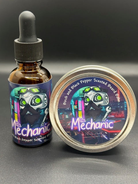The Mechanic Beard Oil/Balm Combo - Los Muertos Beard Co