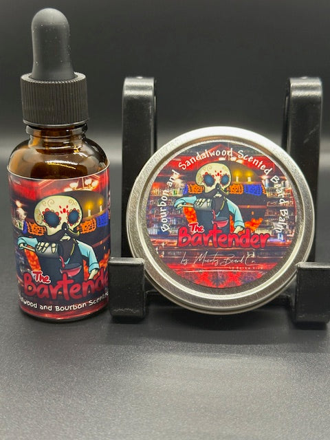 The Bartender Beard Oil/Balm Combo - Los Muertos Beard Co