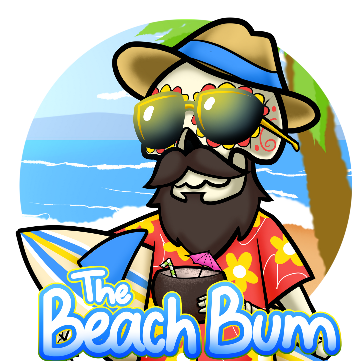 The Beach Bum Beard Oil/Balm Combo