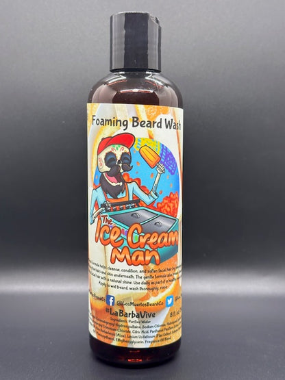 The Ice Cream Man Beard Wash - Los Muertos Beard Co