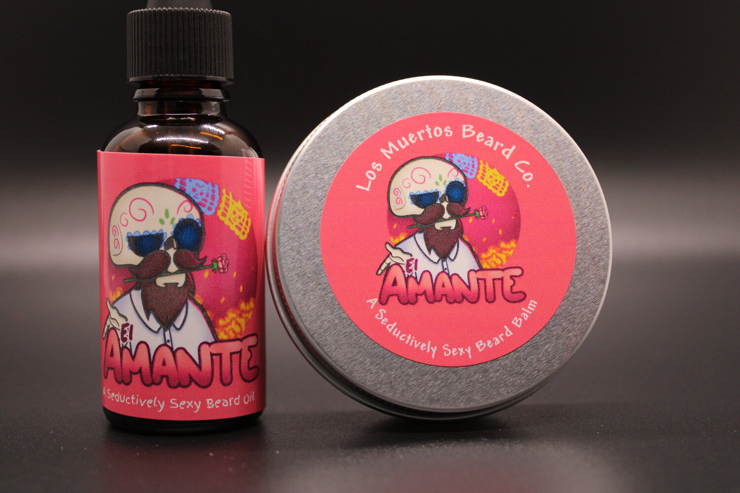 El Amante Beard Oil/Balm Combo - Los Muertos Beard Co