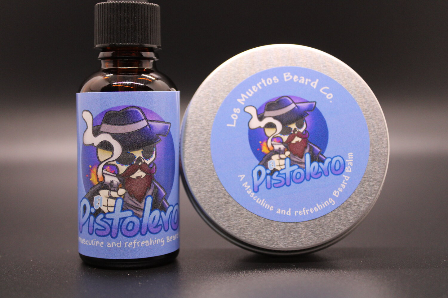 El Pistolero Beard Oil/Balm Combo - Los Muertos Beard Co