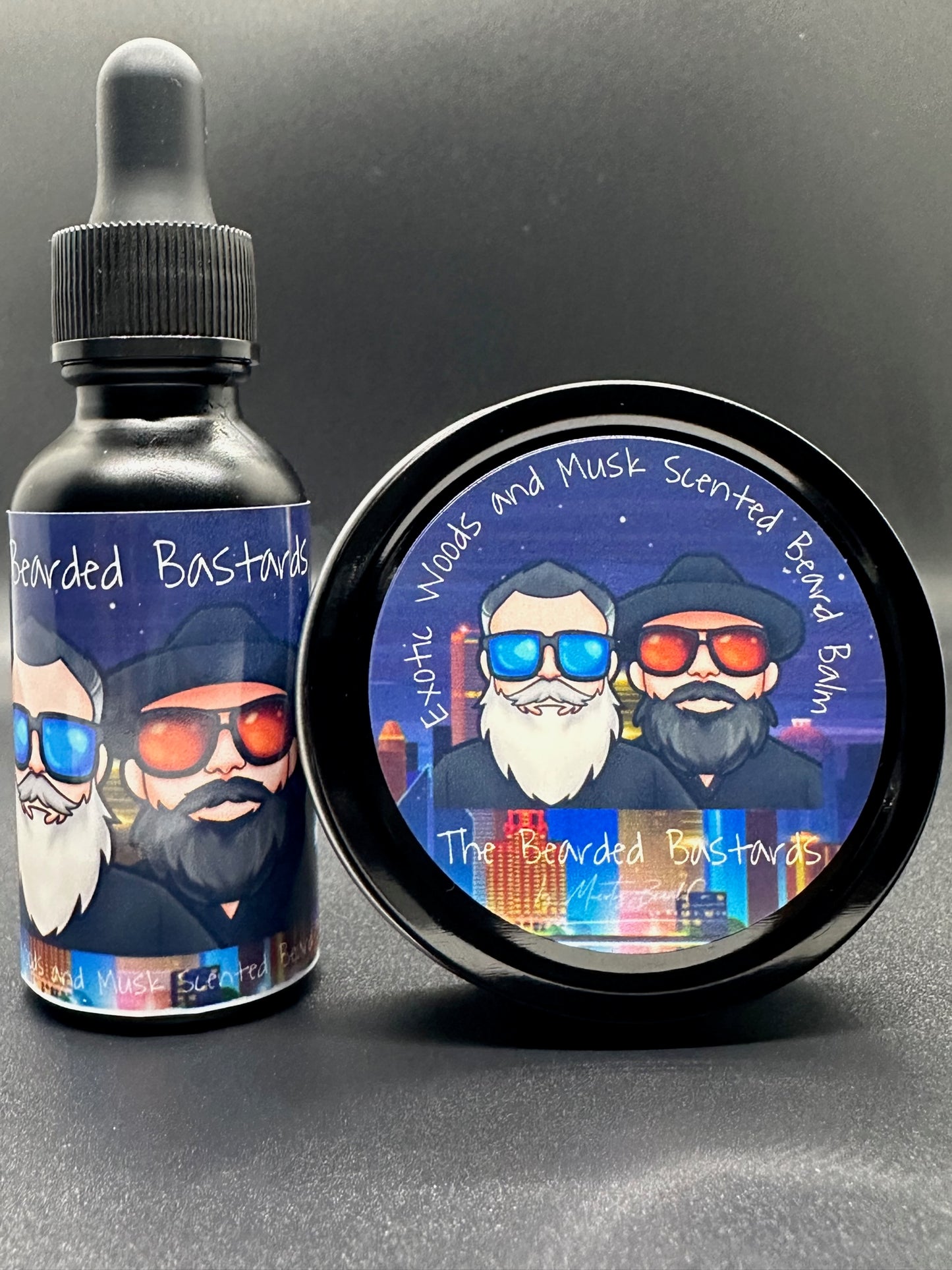 The Bearded Bastards Oil/Balm Combo - Los Muertos Beard Co