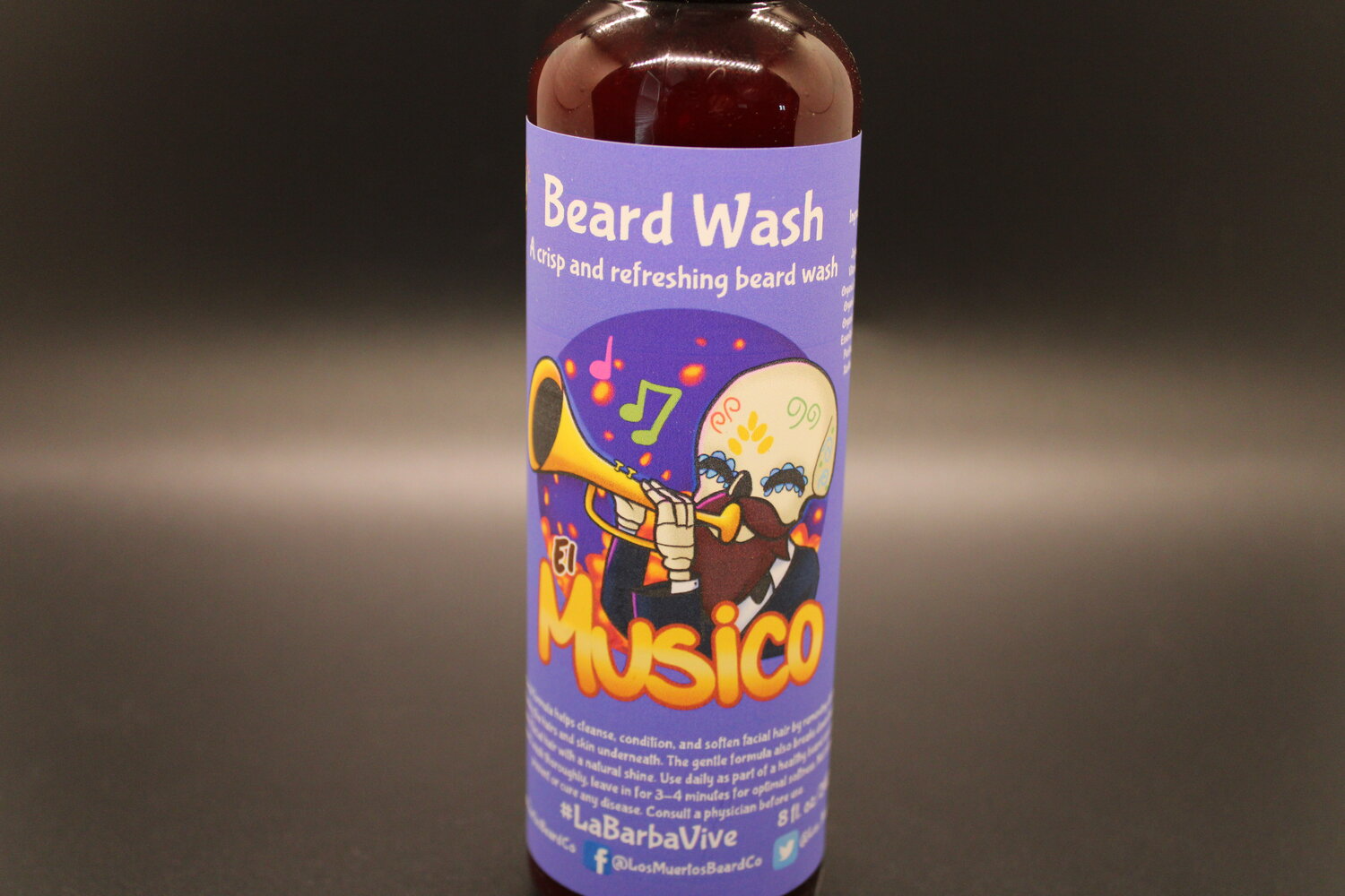 El Musico Beard Wash - Los Muertos Beard Co
