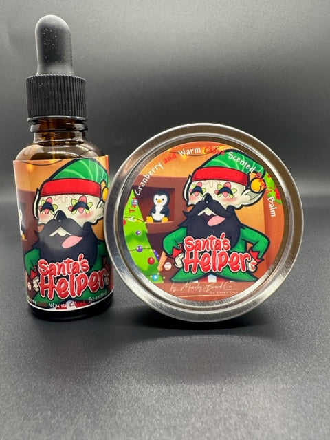 Santa's Helper Beard Oil/Balm Combo - Los Muertos Beard Co